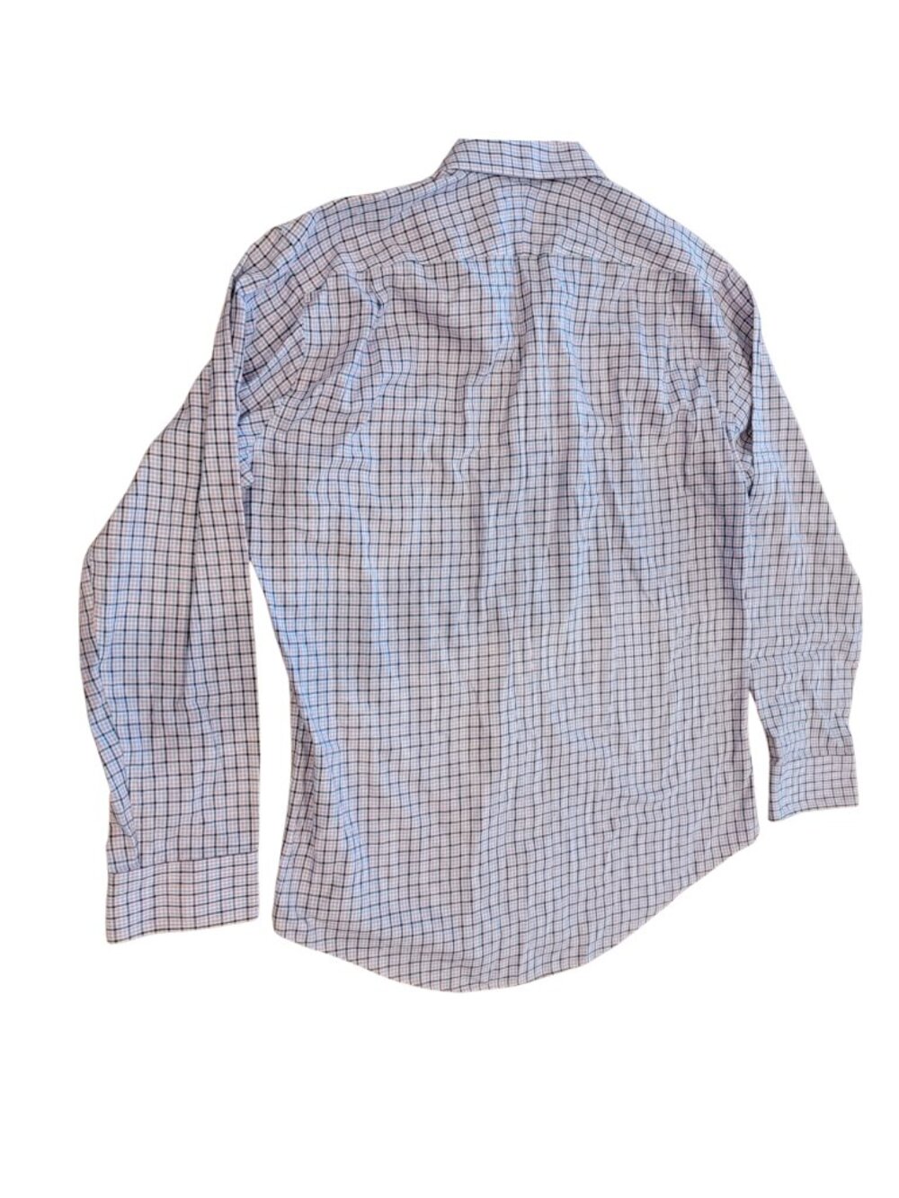 Nordstrom Men's Shop Smart Care Trim Fit Long Sleeve Button Down Check Print - Picture 5 of 9